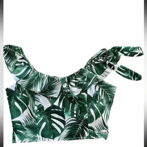COPY - Guess leaf print crop top